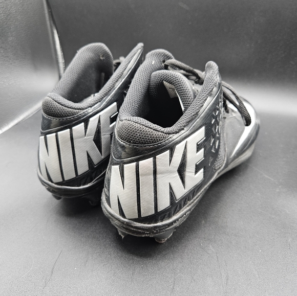 Nike CODE PRO Black, Silver Large Logo, Mens Cleats, Sz 12.5 - Picture 2 of 10